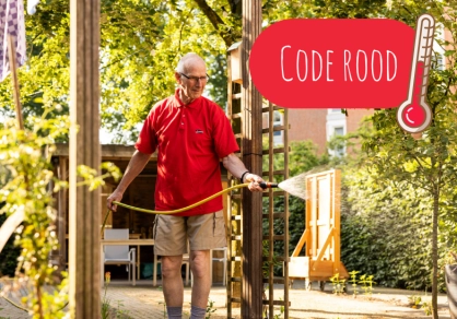 Extreme hitte: extra aandacht voor onze cliënten